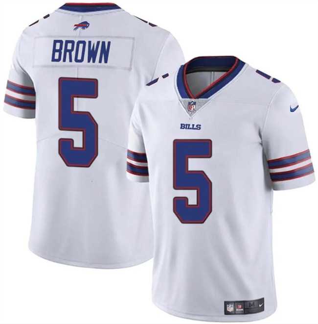 Men & Women & Youth Buffalo Bills #5 Anthony Brown White 2024 Vapor Untouchable Limited Football Stitched Jersey->buffalo bills->NFL Jersey